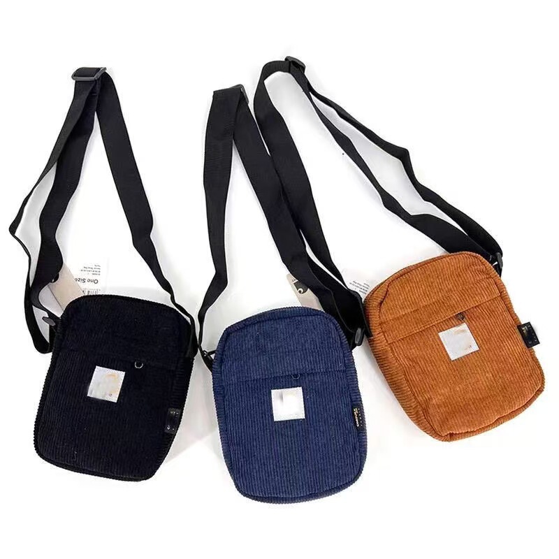 Trendy Carhartt Wip Cord Bag Corduroy Crossbody Shoulder Bag Trendy Brand Phone Bag Trendy Carhartt Wip Cord Bag Corduroy Crossbody Shoulder Bag Trendy Brand Phone Bag