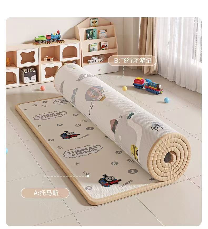 Alfombrilla para el piso frío Alfombrilla para gatear para niños Alfombrilla gruesa a prueba de caídas Alfombrilla especial para gatear para el hogar sin formaldehído de grado materno e infantil image 8