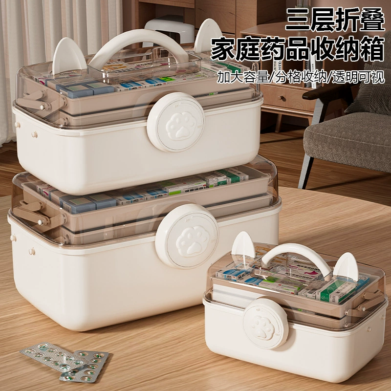 Фармацевтическая коробка большая семейная аптечка