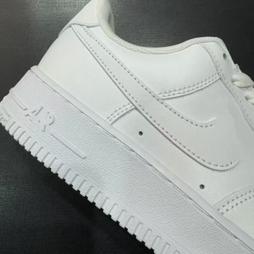 Zapatos Putian Chunyuan Air Force No. 1 cabeza de piel de vaca clásica baja zapatos blancos para hombres y mujeres zapatos casuales de skate