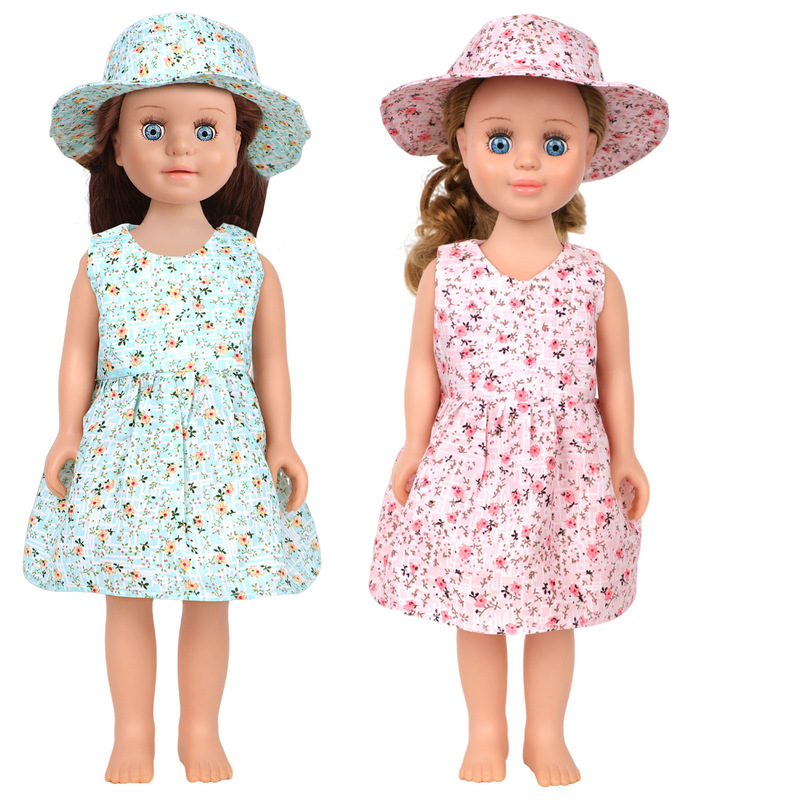 Missyou Factory Direct Sales Doll Clothes New Style 18inch American Girls Dress Suit Cross-Border Hot Sale