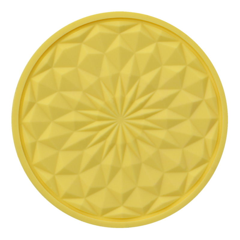 코스터 - 윤채화 노란색