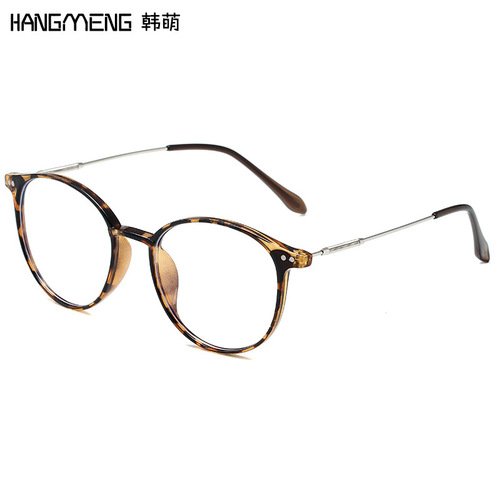 Myopic glasses for women can be equipped with retro ins style glasses frames for women, trendy light and high myopia optical glasses