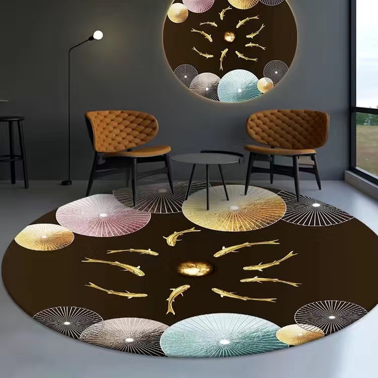 X24 새로운 라운드 매트-07 [물고기 시리즈]]