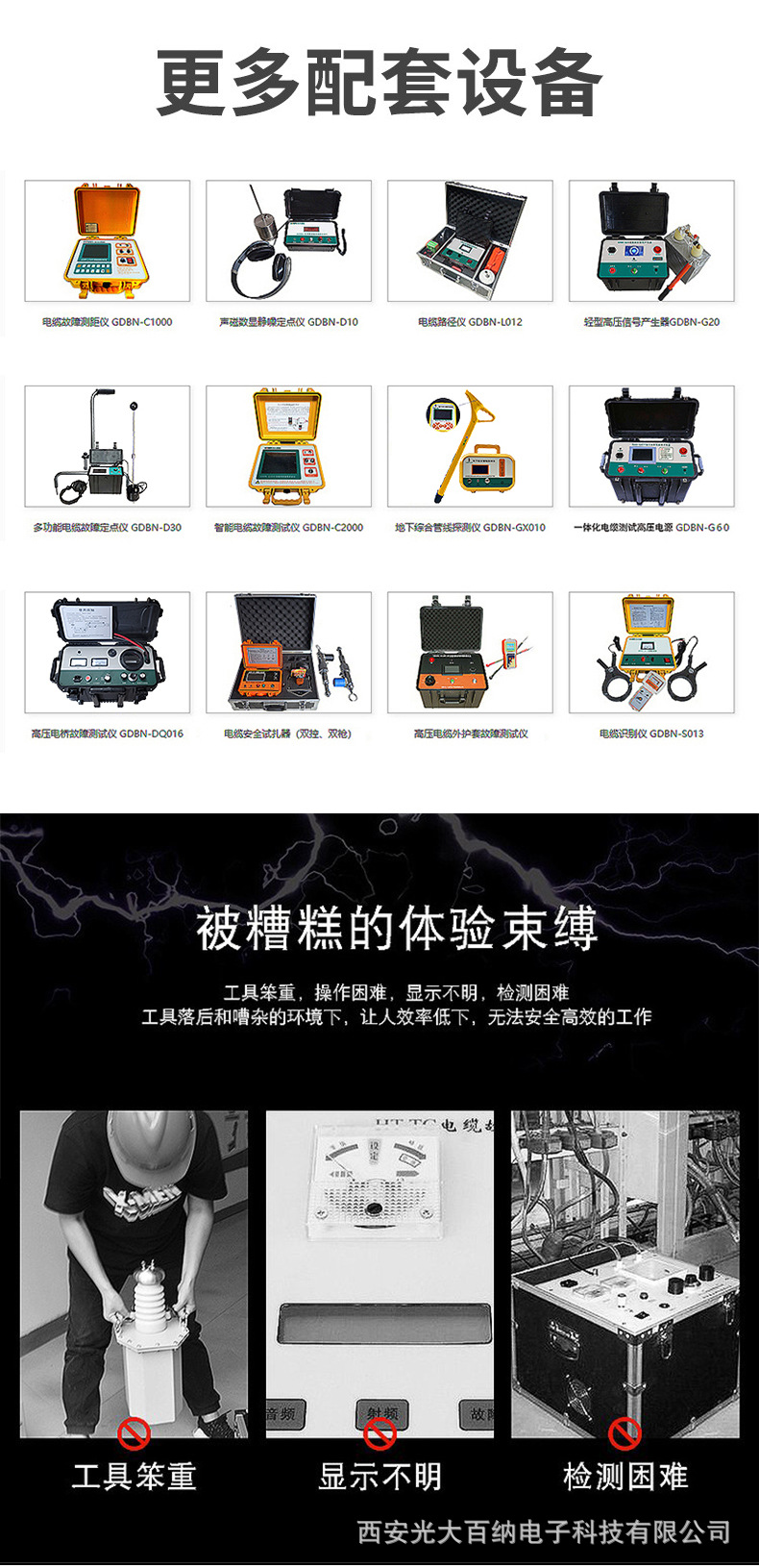 电缆故障测试仪地埋线短路漏电定点仪高低压自动判距电缆测距仪