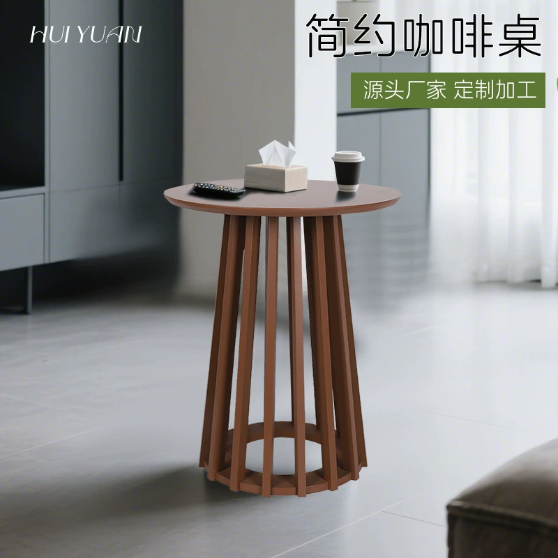 Новый китайский стиль из цельного дерева, небольшой круглый стол, журнальный столик, диван, приставной столик для гостиной, дома, небольшой журнальный столик, маленький маленький столик, мобильный угловой столик