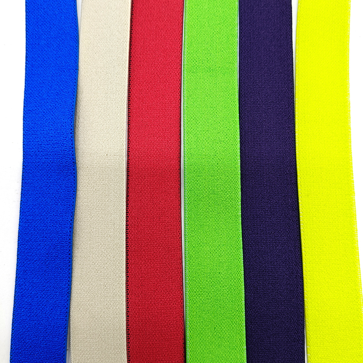Spot 2 / 2.5cm de nylon de color engrosado terro elástico de alta elasticidad cintura expuesta elástica
