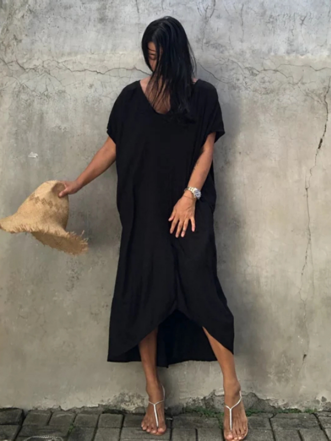 2025 nueva camisa de playa de algodón transfronterizo de cuello v ropa suelta camisa de vacaciones en la playa camisa de protección solar M0001