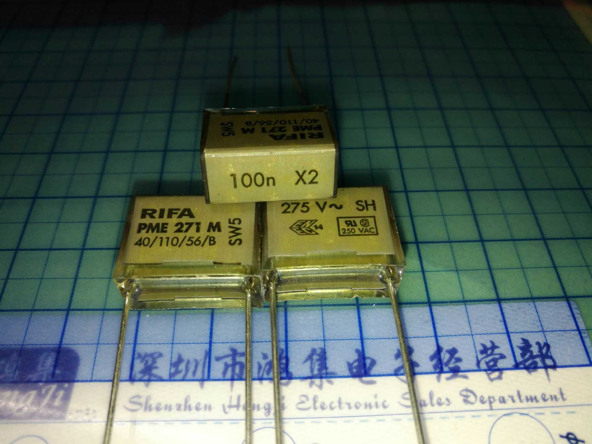 RIFA PME271MB6100MR30 100n X2 275v 40/110/56 进口电容KEMET