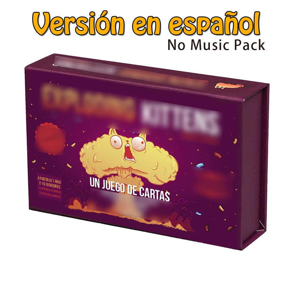 Cross-Border Popular Spanish Kittens Explosive Music Kitten Family Party Tabletop Game