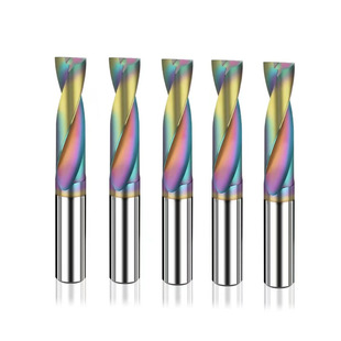 55-Degree Ultra-Hard Coated Countersunk Flat Head Drill Bit, Curved Half-Hole Twist Drill, 180-Degree Alloy Tungsten Steel Drill Bit