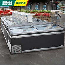 猛世超市冷冻组合岛柜卧式速冻水饺汤圆冰柜商用大容量展示柜