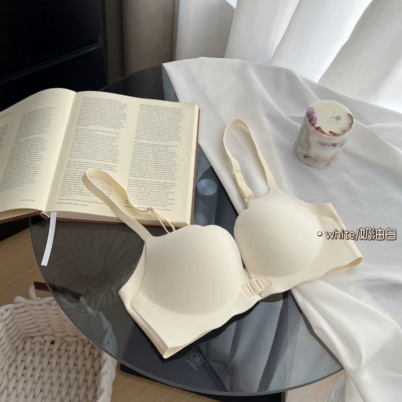 Japanese underwear, thin push up bra, supporting steel ring bra, bra top