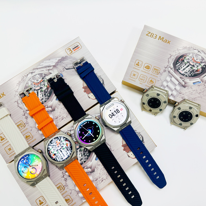 Cross-border Z83 MAX Smart Watch NFC Smart Island Three Watch with Bluetooth Compass Blood Sugar Mei Take off Private Model