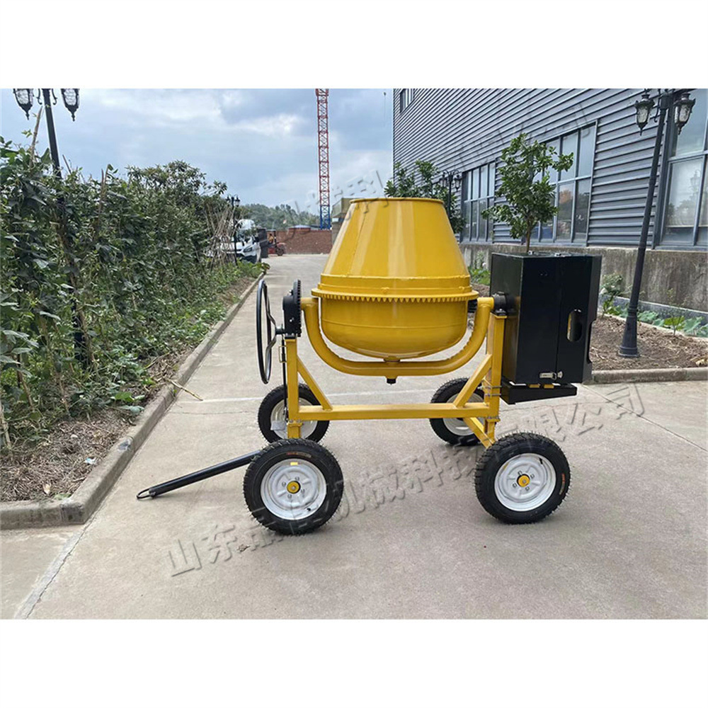 柴油滚筒搅拌机 小型移动型混凝土混合器 半干硬性砂浆混合设备