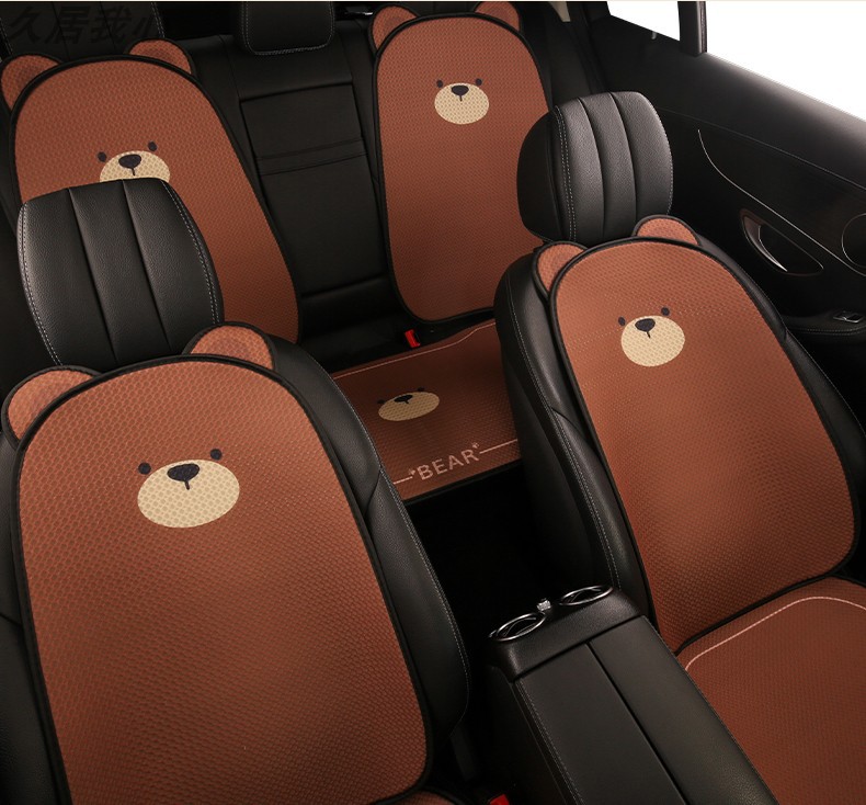 2025 new car seat cushion four seasons universal seat cover seat cover car cute car goddess high-end summer