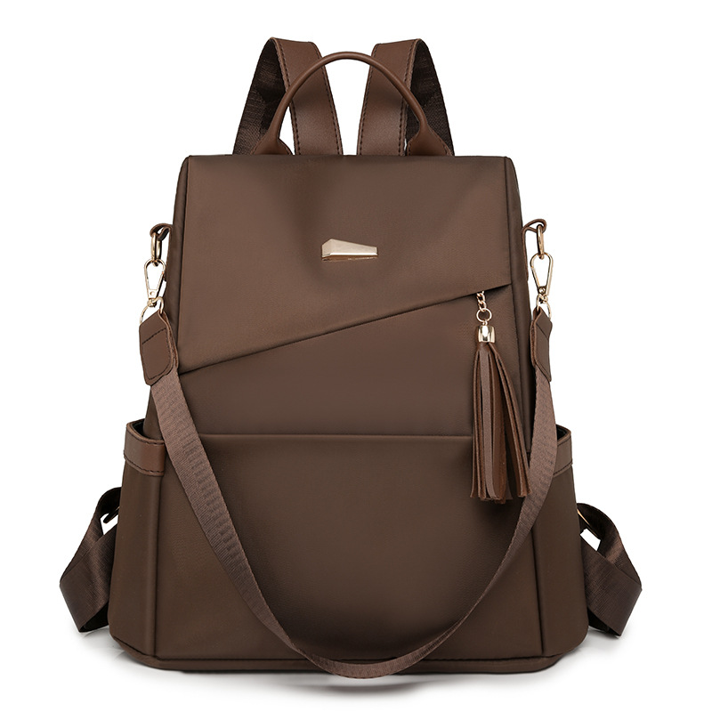 Mochila para mujer Mochila de nylon Casual Nuevo Commuter 2025 Mochila Mochila Simple Moda Ladies Travel Todo fósforo