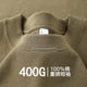 dark purple 400g Heavy Cotton Short-sleeved Men's and Women's T-shirts Solid Color Thick and Impermeable Joker Loose Half-sleeved Backing Shirt