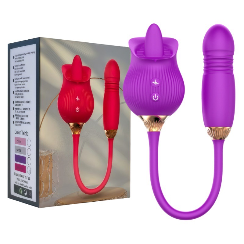 Explosión de la cabeza de la esclava, huevo, lengua, varilla de vibración, masturbadores femeninos, artículos sexuales para adultos image 18