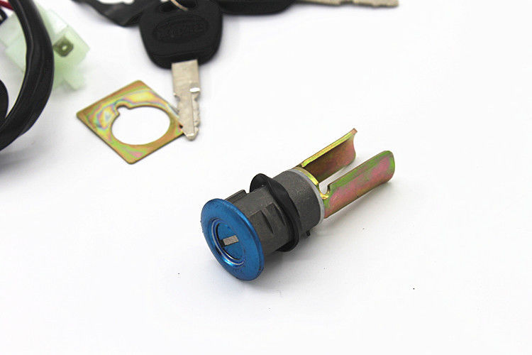 Suitable for Dayang Dy100/110 Full Car Set Lock Power Lock Curved Beam Motorcycle Electric Door Lock Key Switch Lock