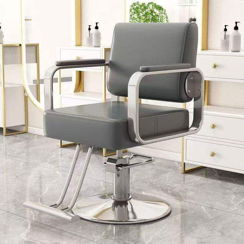 Silla de salón de peluquería red red red de marea roja silla de corte de pelo especial silla de corte de pelo elevable asiento rotatorio tablerón de peluquería