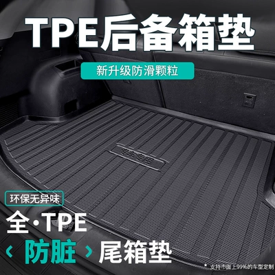 Suitable for Bmw Tpe Trunk Mat 3 Series 5 Series X1X3I3Ix3 Waterproof High-Edge Eco-Friendly Trunk Mat (Trunk Mat)