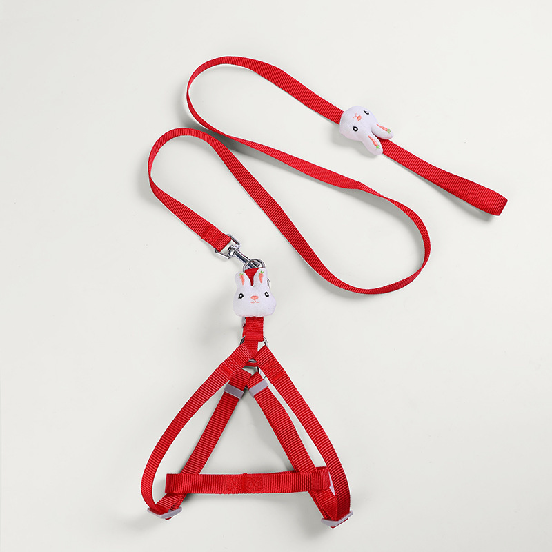 Cuerda de tracción para gatos, pecho y espalda en forma de Y, anti-liberación, salida, transpirable, gato paseando, perro retráctil, perro pequeño, linda cuerda para perro