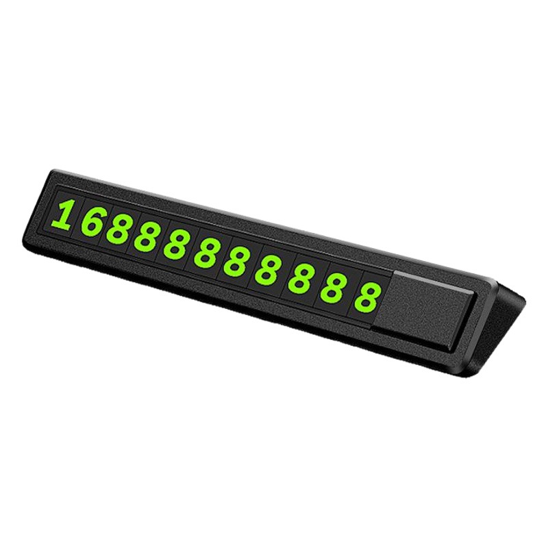 Big Promotion Activities Pc Car Parking Sign Parking Card Luminous Car Moving Card Temporary Parking Number Plate