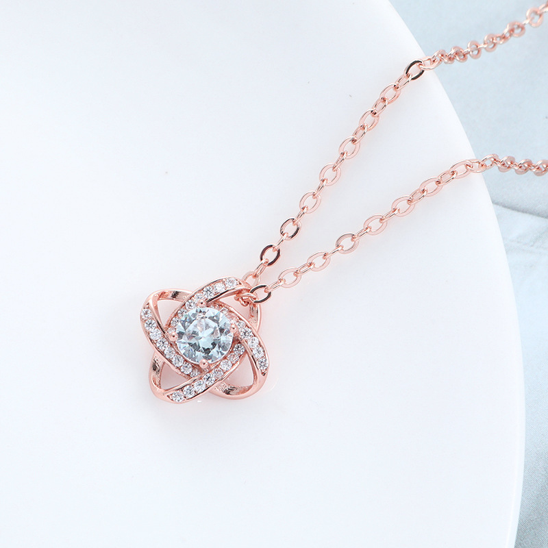 Necklace-rose gold
