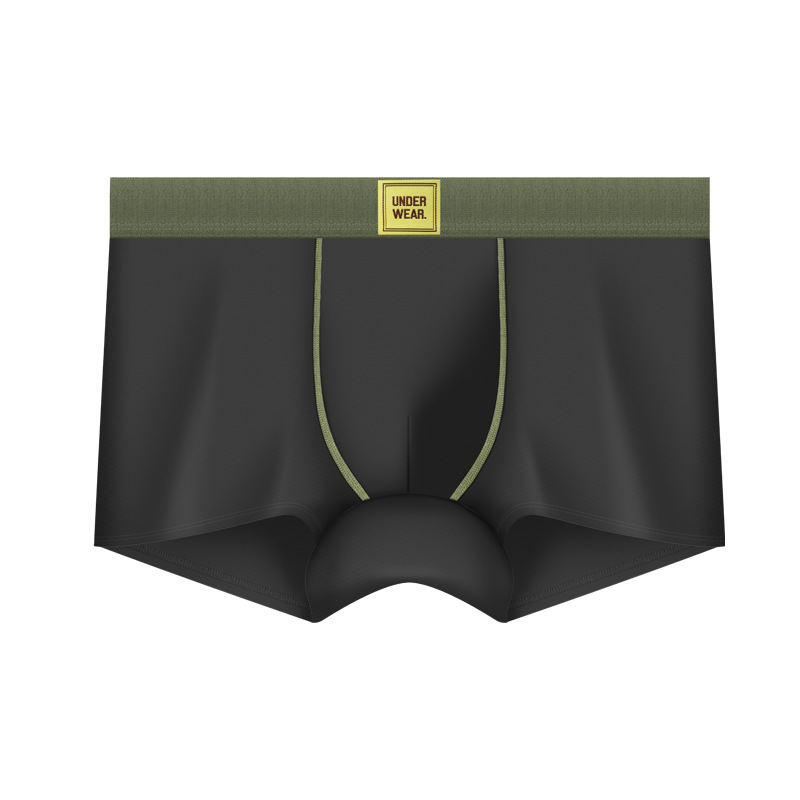 Pantalones interiores de hombre nuevo algodón de otoño sencillo transpirable 10A antibacterianos pantalones de cintura media adultos pantalones cortos