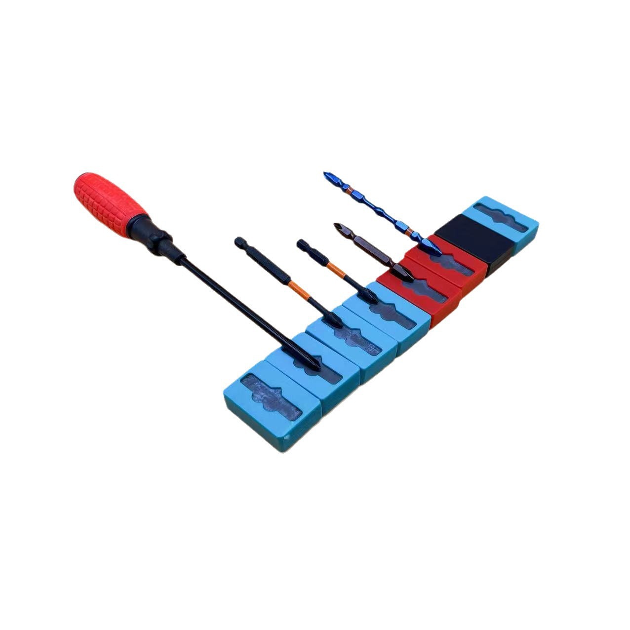 (2개) 자기 및 유치 드라이버 배치 헤드 새로운 자화 장치 전기 드라이버 전기 드릴 배치 헤드 수동 스크루 드라이버