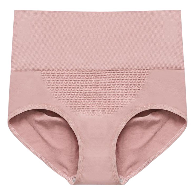 Ropa interior sin costuras Cintura alta de las mujeres de la entrepierna de algodón de la muchacha del boxeador del vientre de la muchacha que se contrae más los escritos de las mujeres del tamaño