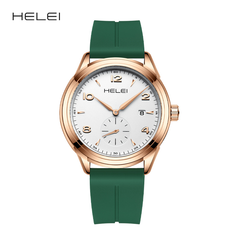 HELEI HELE casual fashion waterproof men's watch quartz watch waterproof chronograph watch cross-border a generation of hair