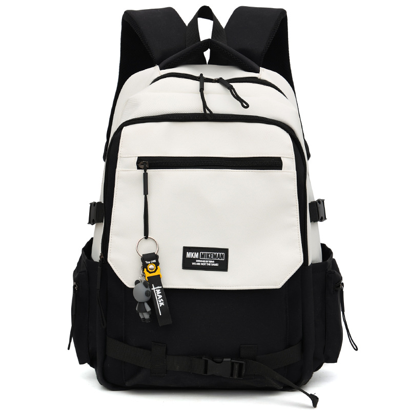 La nueva mochila de la marca de moda para hombres y mujeres de gran capacidad mochila de viaje ligera al aire libre para estudiantes de secundaria y secundaria.