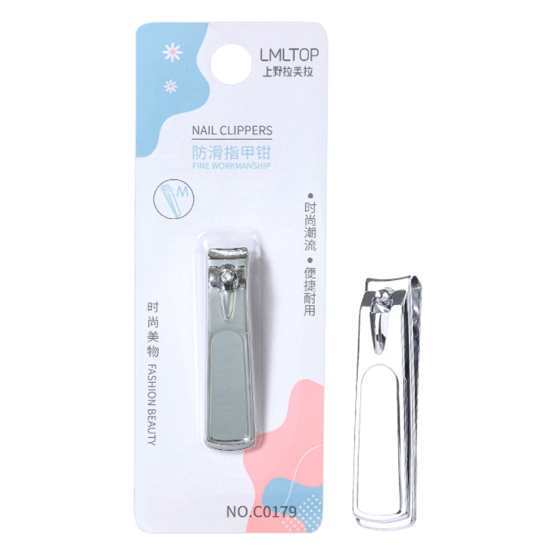 LMLTOP moda cortaúñas de acero inoxidable cortaúñas herramientas de manicura al por mayor C0179