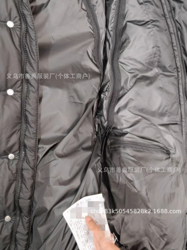 跨境同款大牌羽绒服经典格纹男冬季高级感仿羊绒护颈保暖连帽女装|undefined
