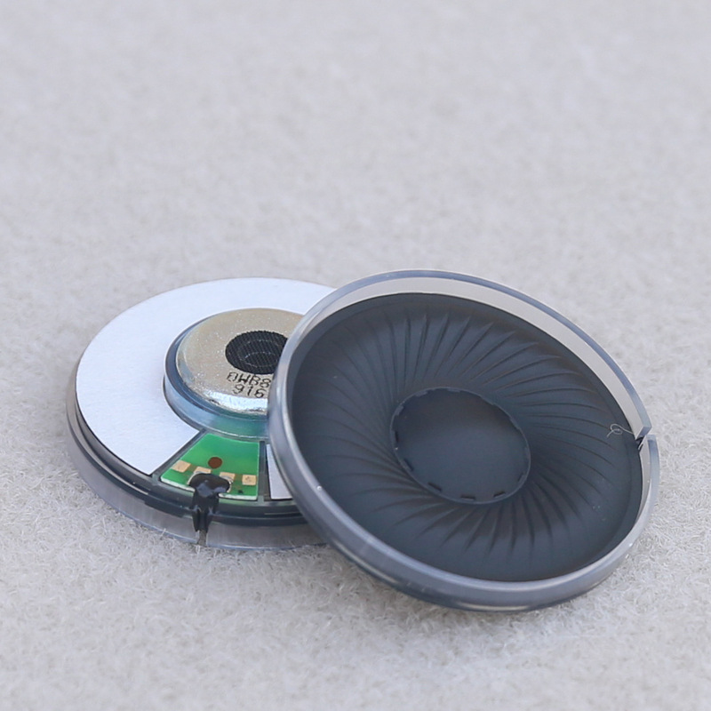 新しい50mmユニットヘッドセットユニット吊り下げリードhifi発熱級スピーカー黒布フィルム|undefined