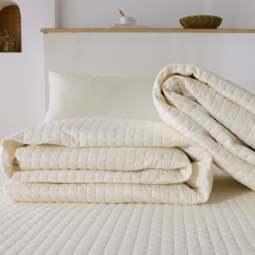 Class A cotton fitted sheets  new spring and autumn pure cotton single-piece quilted bedspread Simmons dust-proof protective cover