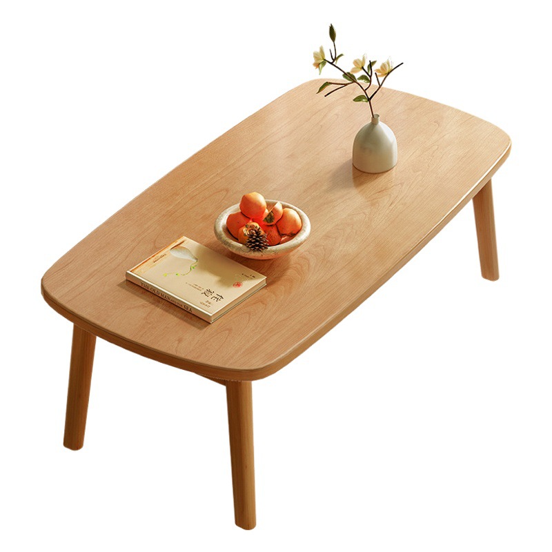 Mesa de café plegable sala de estar hogar pequeño apartamento mesa de té simple moderno simple mesa de registro minimalista mesa de té de madera maciza
