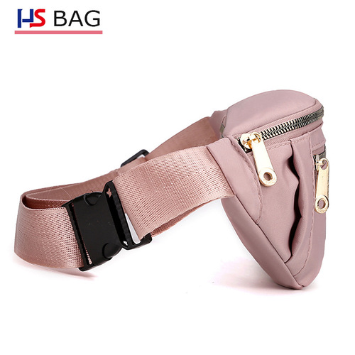 New Women's Waist Bag Korean Style Oxford Cloth Colorful Waist Money Bag for Girls Outdoor Leisure Travel Phone Bag