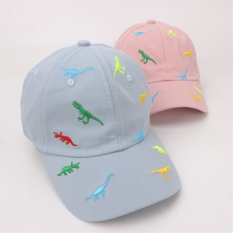 Street Occasion Color Block Pattern Children Unisex Cute Sweet Color Block Embroidery Baseball Cap