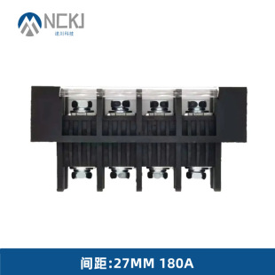 180A M8 screw 27mm through terminal_front and rear terminal block_high current terminal block_flame retardant