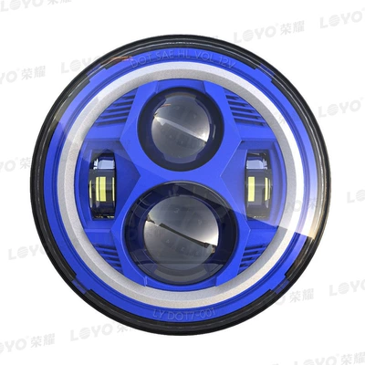 Motorcycle Headlight 7inch Modified | Motorcycle headlights, headlights - blue