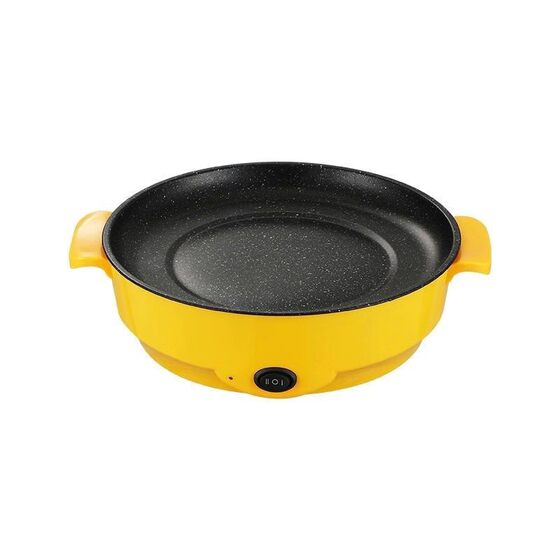 Multi-functional non-stick electric baking pan electric frying pan Korean-style household barbecue integrated small dormitory smokeless frying pan for fast baking