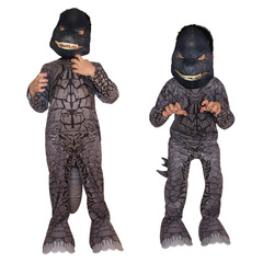 Halloween Godzilla Monster Costume Cosplay Children One-piece Suit Mask Stage Performance Ultraman Suit