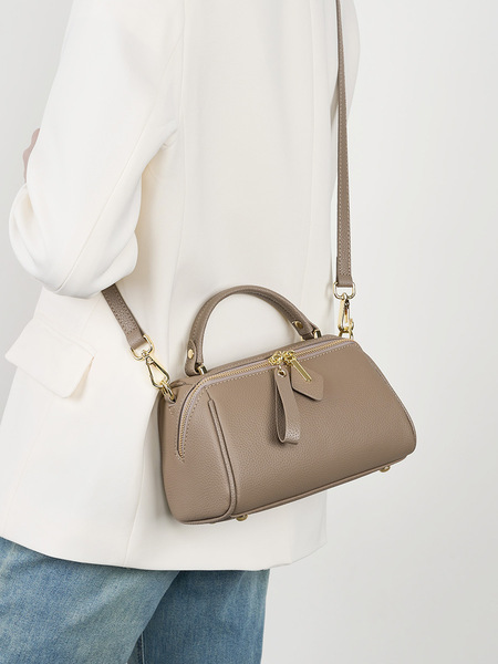 Elegant retro classic leather bag strap
