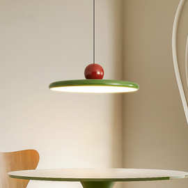 飞碟流行餐厅吊灯创意极简灯饰现代简约吧台书桌餐桌家用北欧灯具