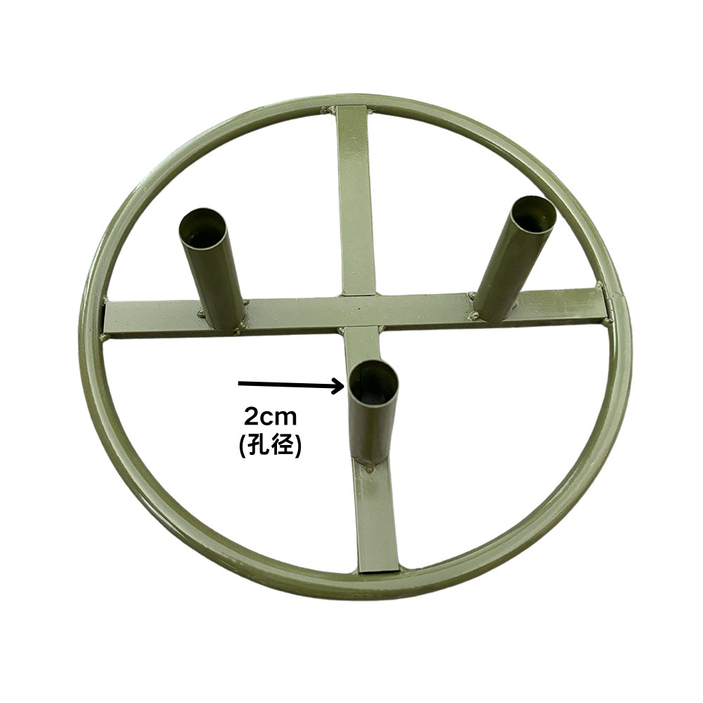 Piso de gran papel floral floral varilla base ventana de visualización floral varilla base suministros de boda floral varilla de apoyo suelo