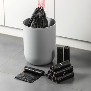Black Bag Storage Bag Household Cleaning Drawstring Bag Thickened Household Large Air Conditioning Air Guide Bag