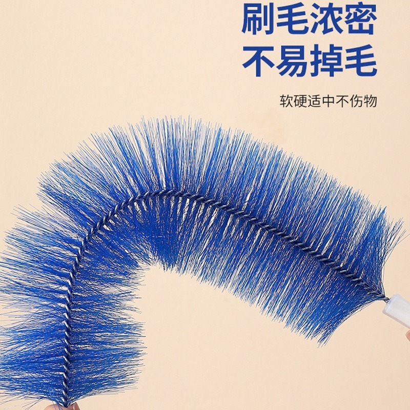 cepillo de aire acondicionado de pelo suave de mango largo cepillo de hendidura flexible cepillo de limpieza de salida de aire del automóvil remover polvo doméstico artefacto mágico de limpieza